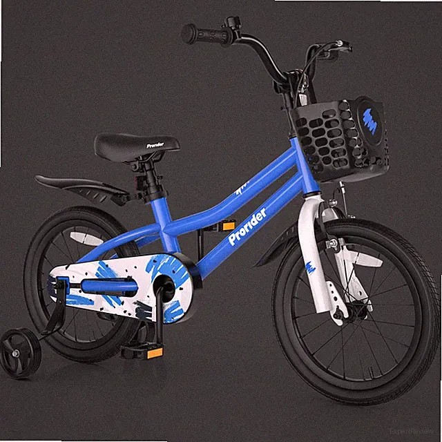 16 Inch Kid’s Bike w/Removable Training Wheels & Basket for 4-7 Years Old Blue