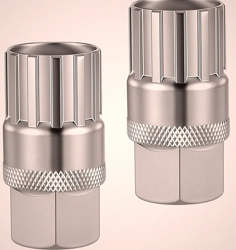 2 Pcs Silver Bicycle Freewheel Removal Tool 5.91 Inch