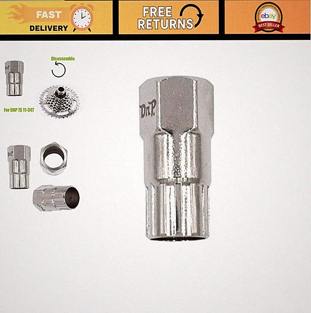 Freewheel Removal Tool for 7/8/9 Speed Bikes - Easy Install, Durable Design