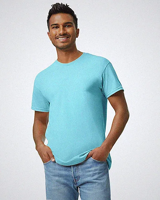 GD210 Gildan G500 Mens Short Sleeve Heavy Cotton Printable Plain Blank T-Shirt