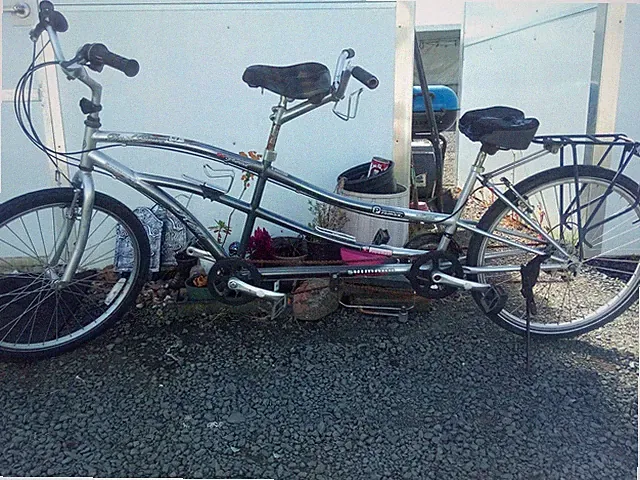 kent 26in northwoods dual drive tandem bike