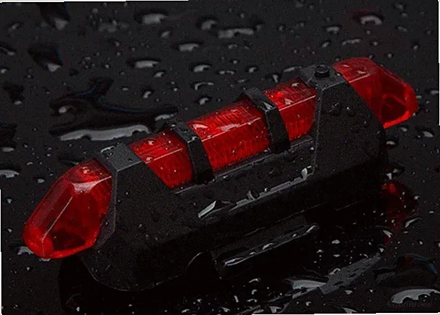 LED RECHARGEABLE FRAME LIGHT Bike Bicycle Glow safety 3 modes flashing cycling