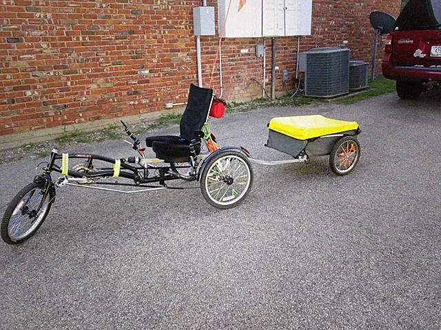 recumbent bike with trailer