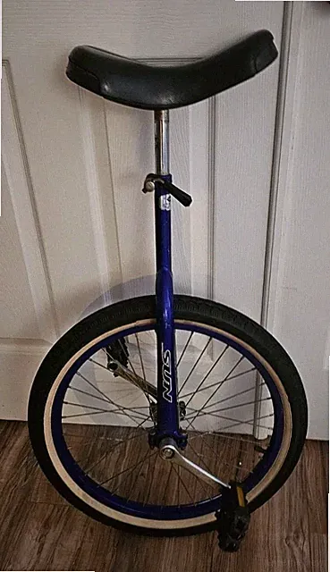Sun Vintage unicycle, used, Blue, 20inch