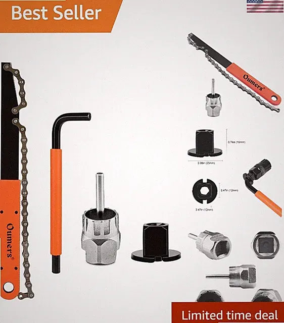 Versatile Freewheel Removal Tool with Non-Slip Handling - Essential for Cyclists